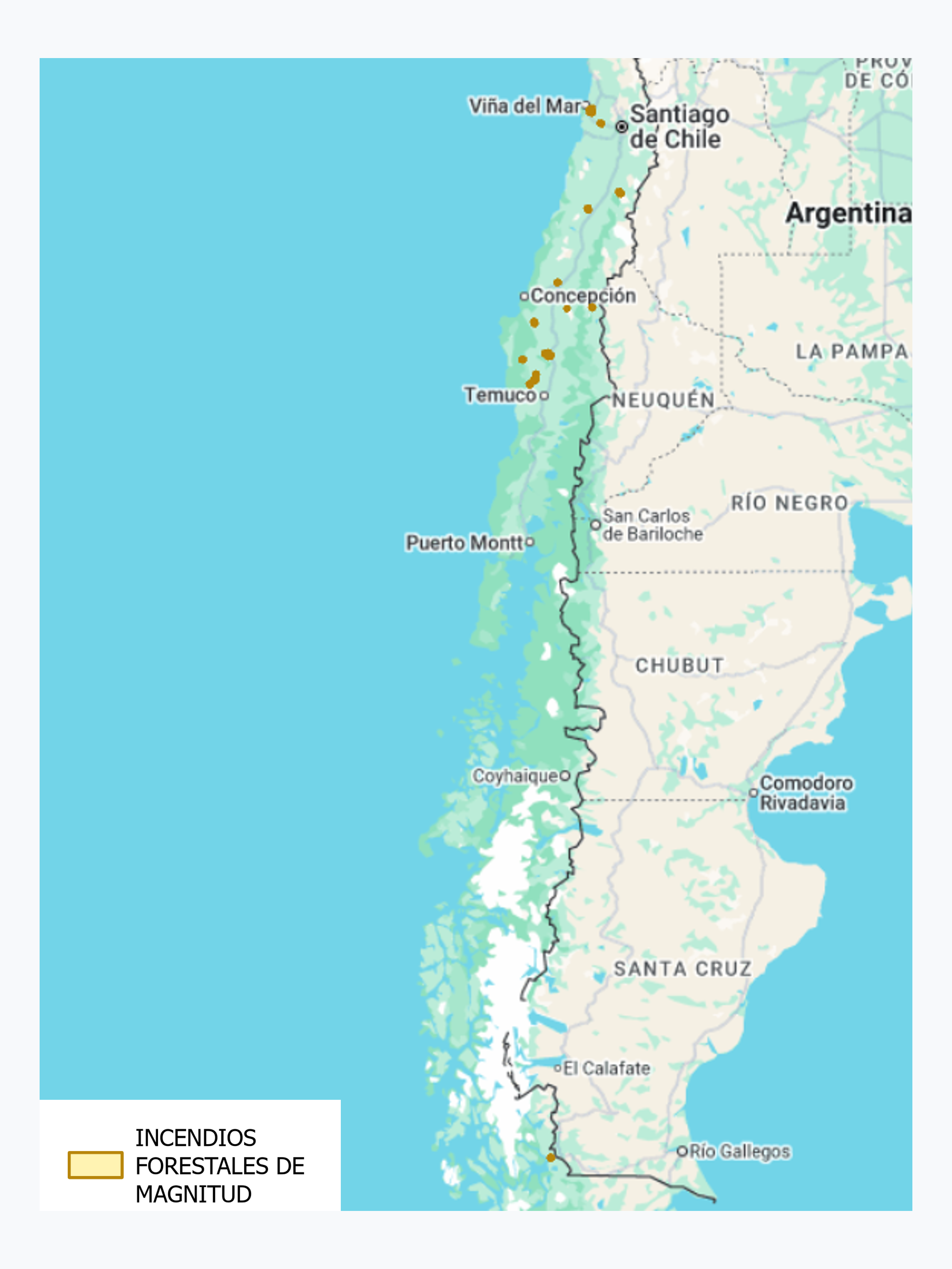 Incendios Forestales de Magnitud Temporada 2020-2021